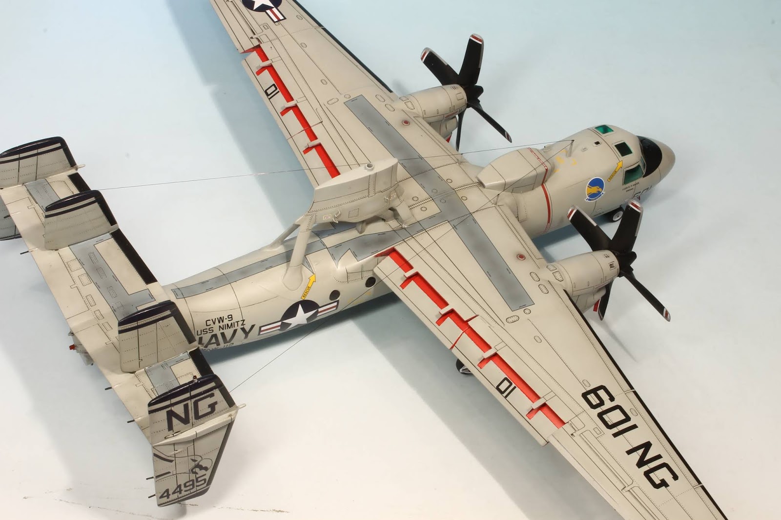 Maquette Avion GRUMMAN E-2C Hawkeye Flottille 4F De L'Aéronavale