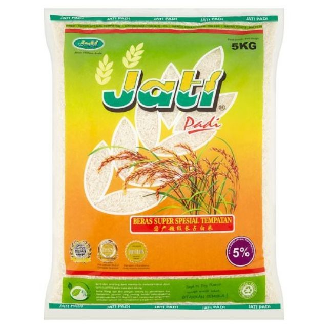 Beras Jati Super Tempatan 5kg/10kg.