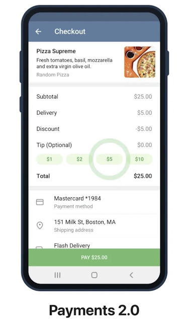 Telegram pay 2.0 new feature technotesarabic.com