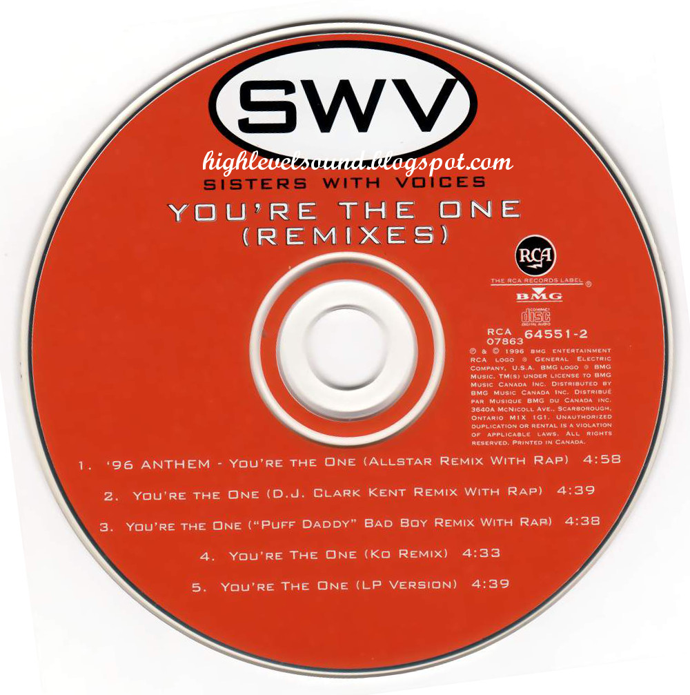 highest level of music SWV Youre The One (Remixes_CDM)1996hlm