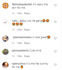 Social media users reacts as Laura Ikeji storms in bikini, debunks pregnancy rumours