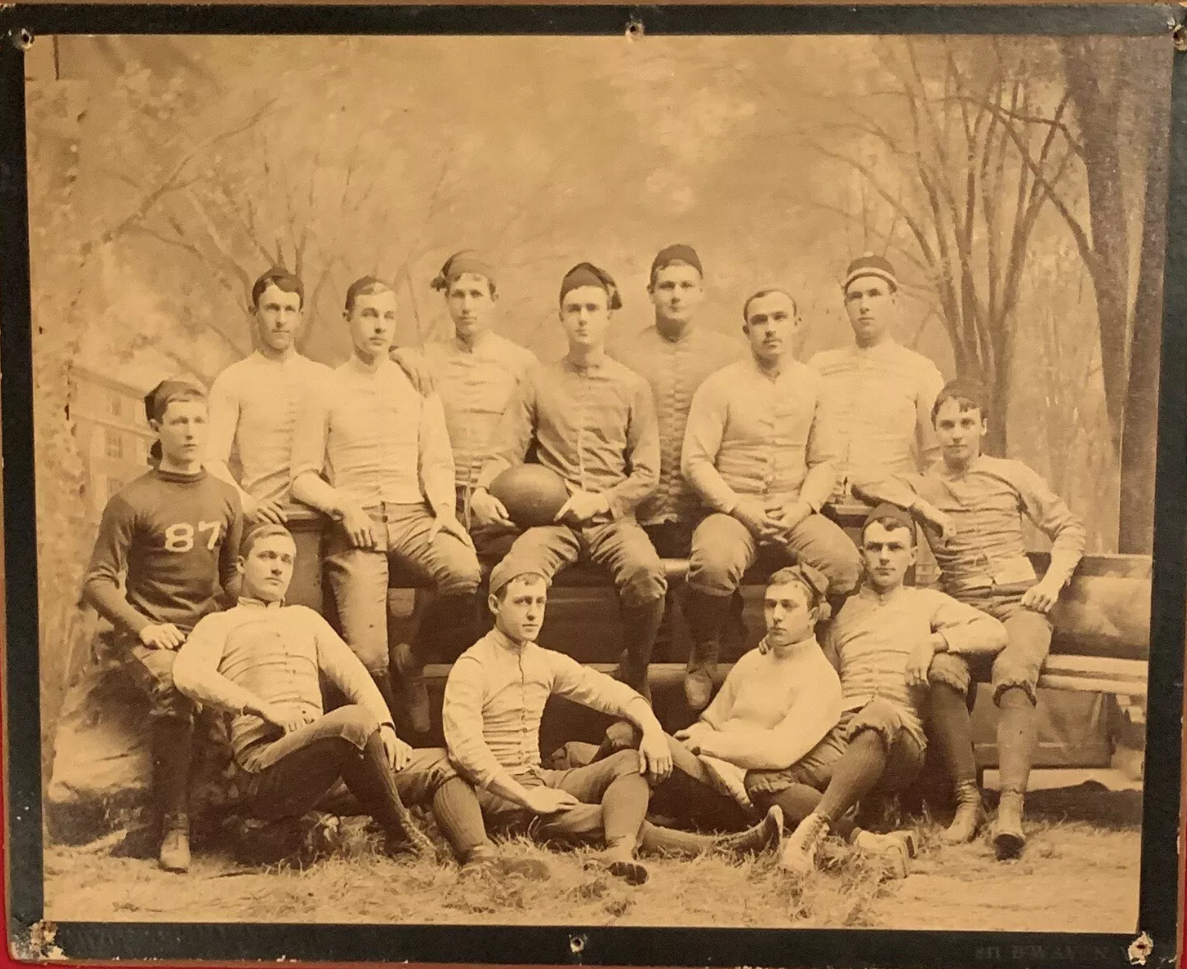 Old Football Stuff 1883 Yale University Freshman Football photo