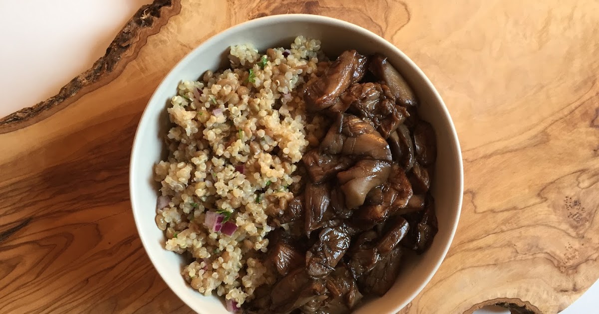 Inglourious Bananas Herbed Quinoa and Lentils with Maple Balsamic