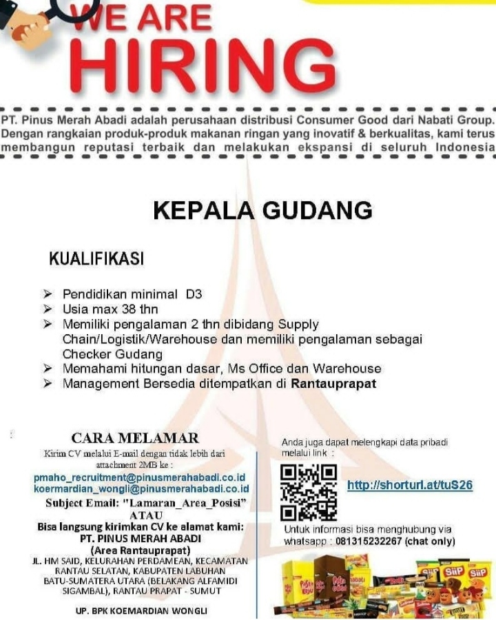 Gambar Lowongan Kerja PT Pinus Merah Abadi
