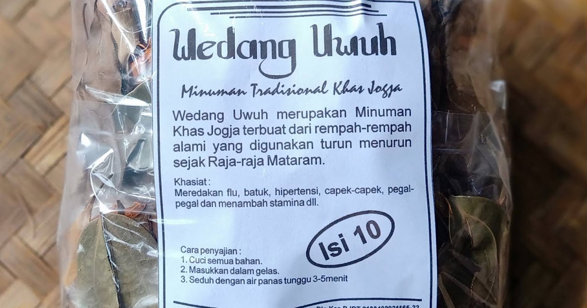 Wedang Uwuh Sari Jawi Isi 10pcs/ Pack Minuman Tradisional ...