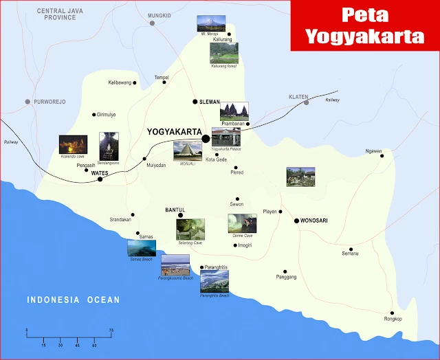 Gambar Peta Yogyakarta