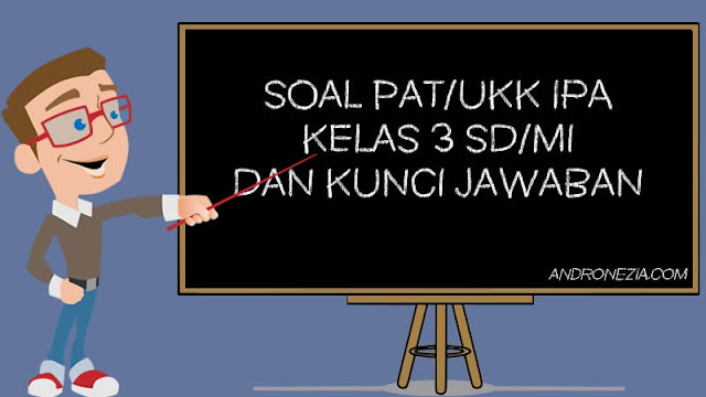 Soal PAT/UKK IPA Kelas 3 Tahun 2021