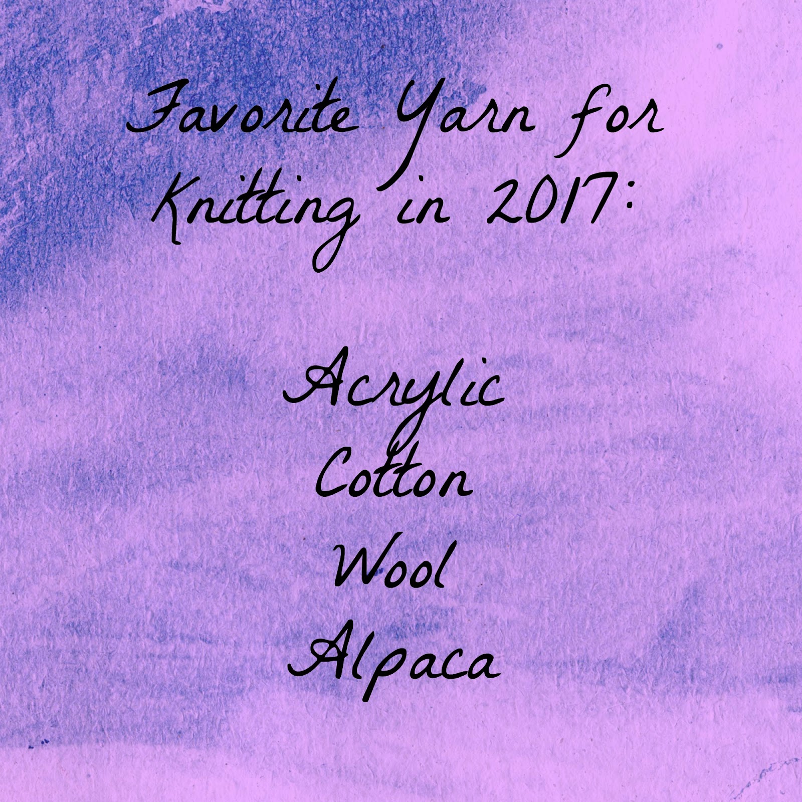 Marion's Mittens Blog Favorite Yarn for Knitting in 2017