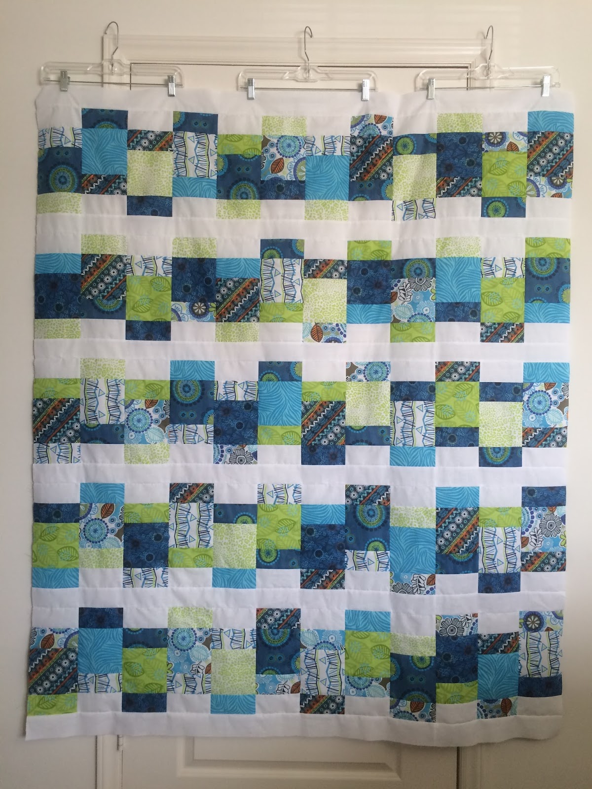 123 Quilt Urban Jungle Looking Glass A Quilt Top Finish