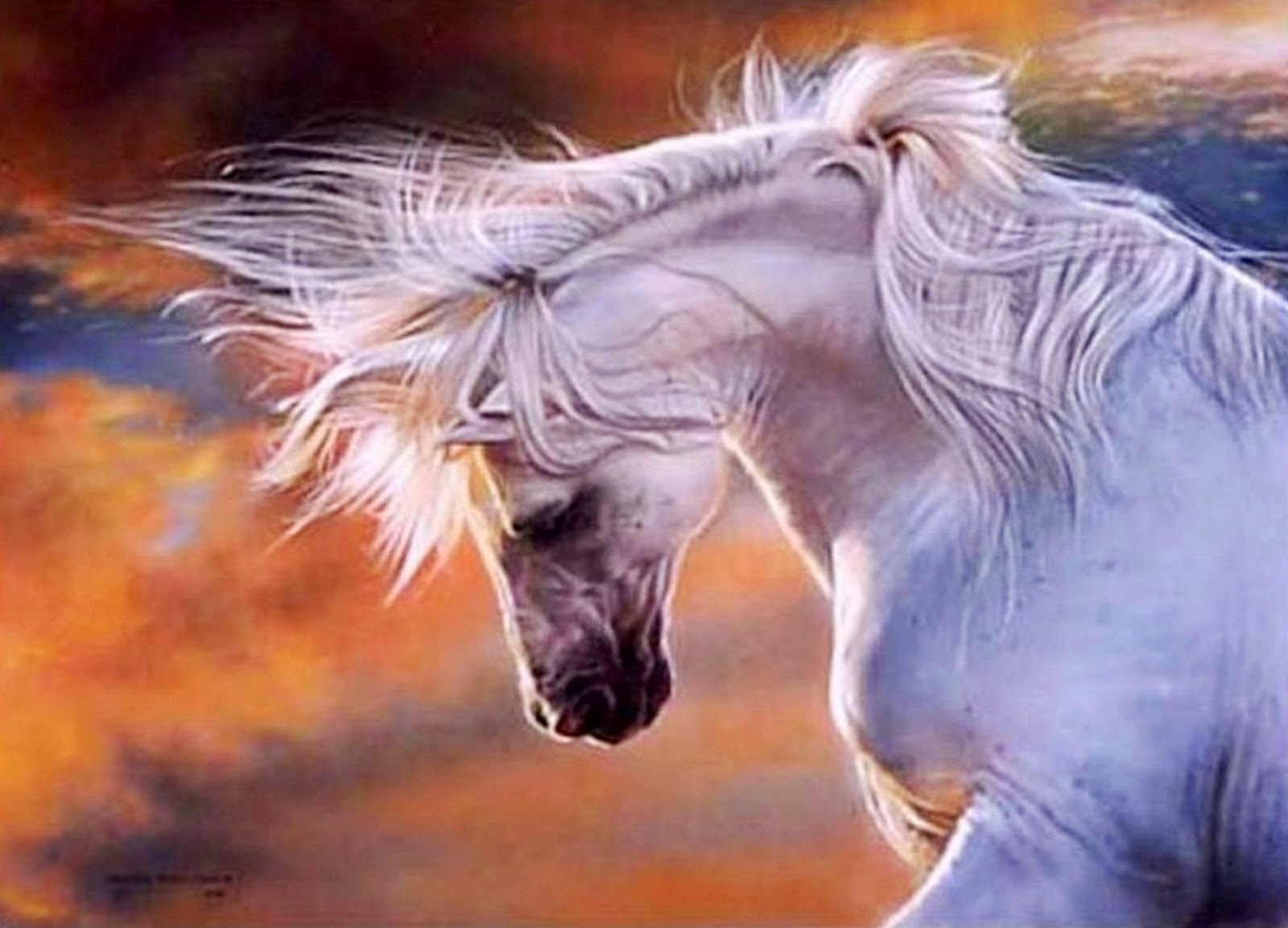 Arte Pinturas Óleo: Pinturas de Caballos Cuadros en Oleo de Lesley Harrison
