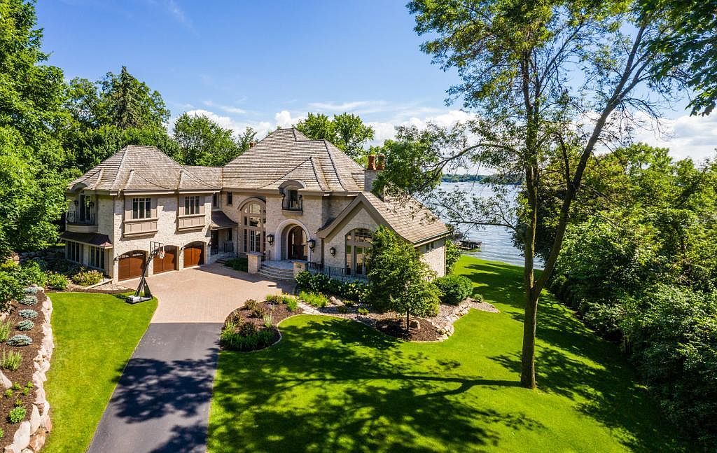 9,000 Square Foot Lakefront Stone Mansion In Orono, MN THE AMERICAN