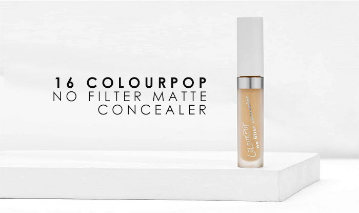 16 COLOURPOP No Filter Matte Concealer | Best Concealers to Hide Your Dark Circles and Pimples | NeoStopZone