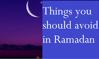 Avoid backbiting, lying, swearing, music, anger in Ramadan and during fast