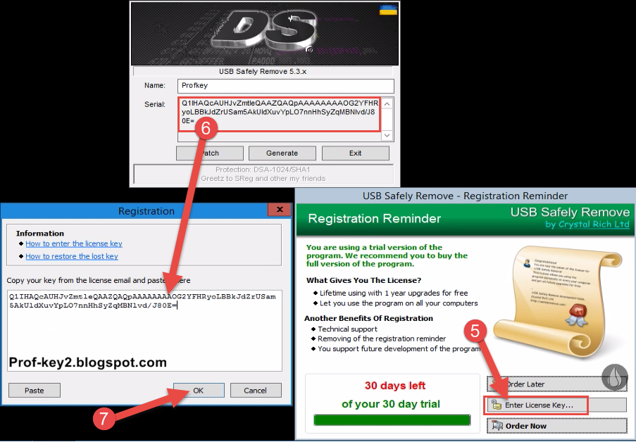USB Safely Remove 5.4.6.1244 Profkey
