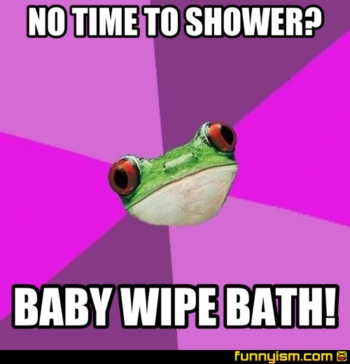 baby wipe bath