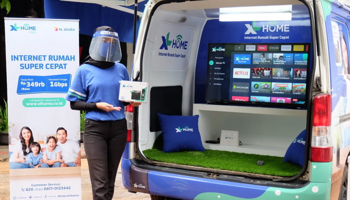 Pelanggan di Jatim Bisa Nikmati  XL HOME, Internet Rumah Berbasis Fiber Optik