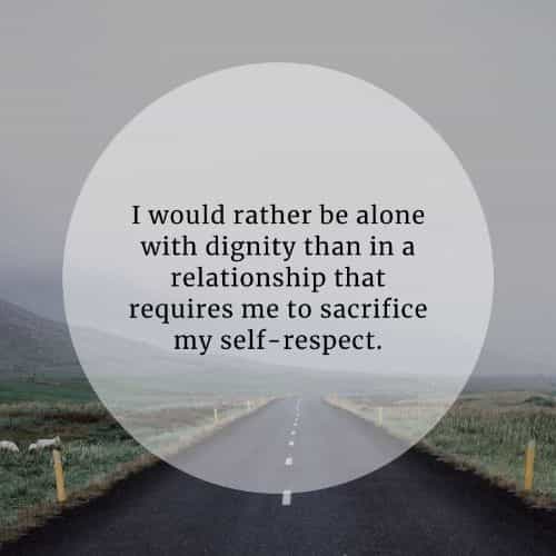 lines on self respect
