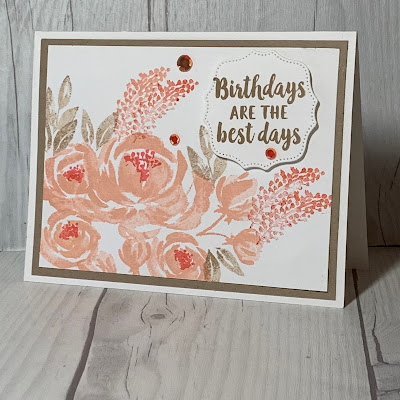 Stampin' Up! Birthday Card idea using Beautiful Friendship