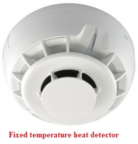 انواع حساسات كواشف الحرارة fixed temperature heat detectors