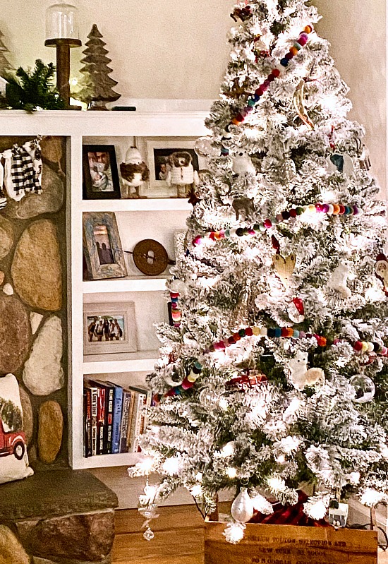 Recycled Christmas Ornament Storage