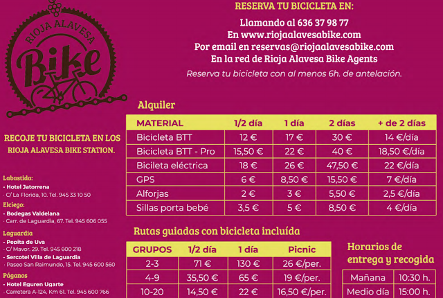 RIOJA ALAVESA BIKE RIOJA ALAVESA BIKE
