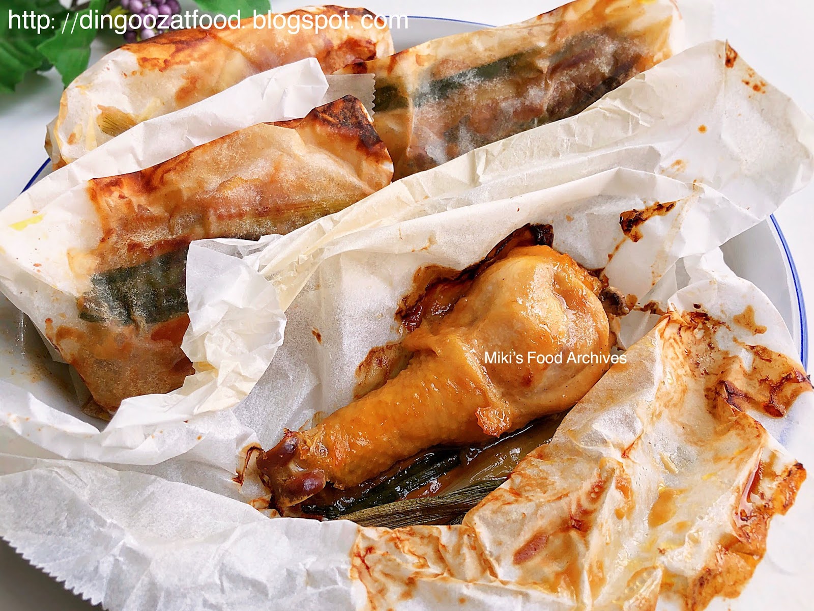 Miki's Food Archives Paper Wrapped Chicken (AirFryer/ Oven Baked