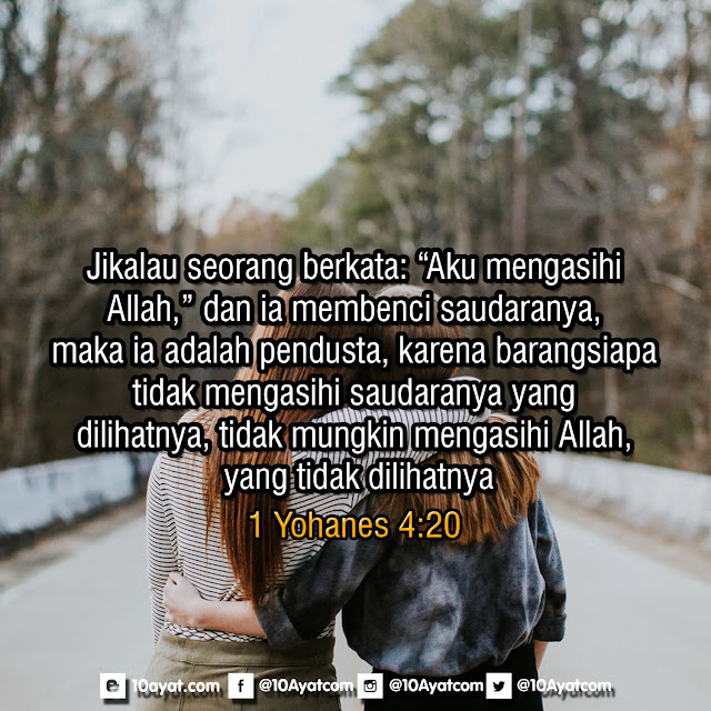 1 Yohanes 4 20