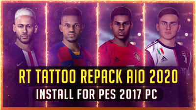 PES 2017 Tattoo Pack 2020 by Rean Tech
