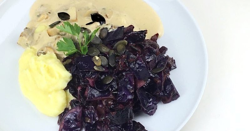 Lecker Bentos und mehr: Geschmorter Rotkohl mit Sellerie-Kartoffel ...