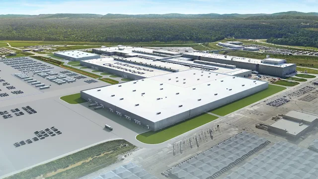 Image Attribute: Rendering of expansion for electric vehicle production, Volkswagen Chattanooga, TN / Photo ID: DB2019NR01162 / Source: Volkswagen AG