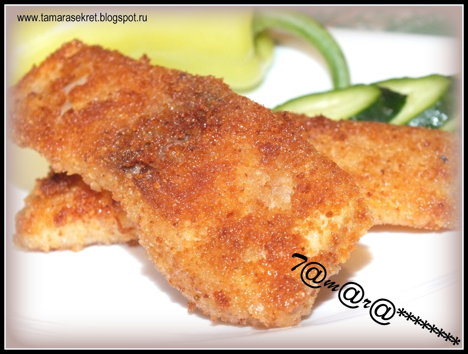 Тилапия в сухарях. Отбивные в хрустящей панировке. Филе тилапии жареное. Форель жареная. Куриные биточки с брокколи.