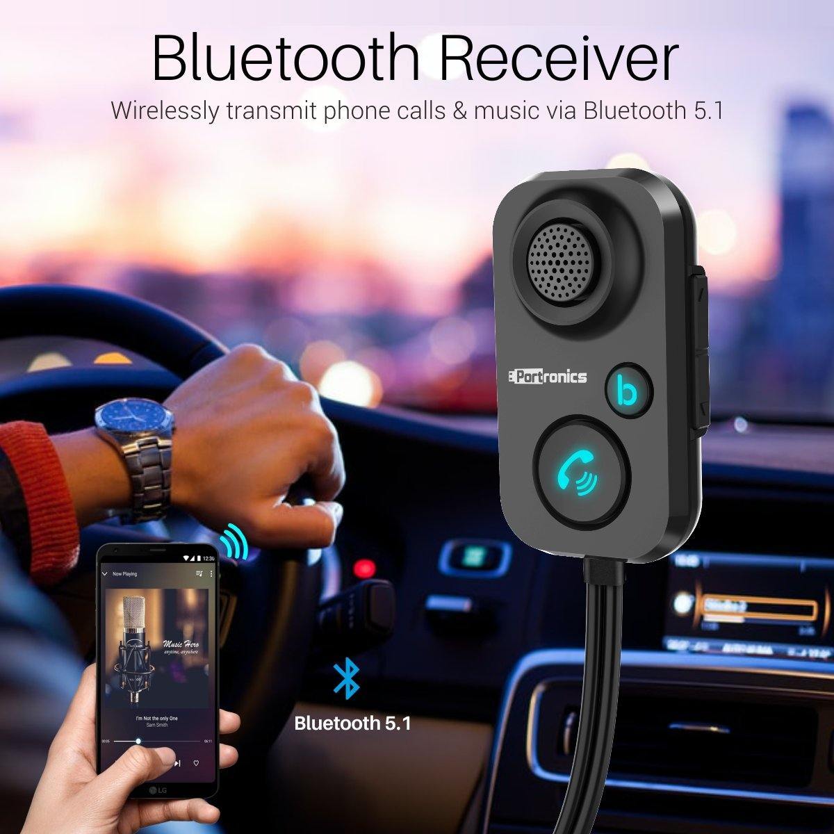 New Car Bluetooth Receiver by portronics