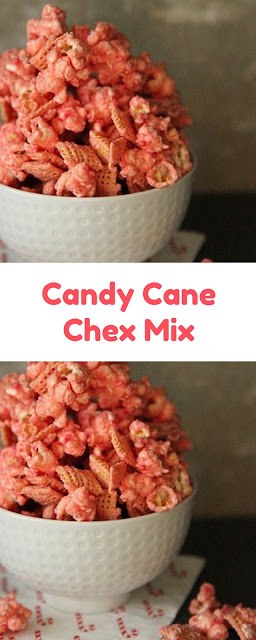 Candy Cane Chex Mix Candy Cane Chex Mix