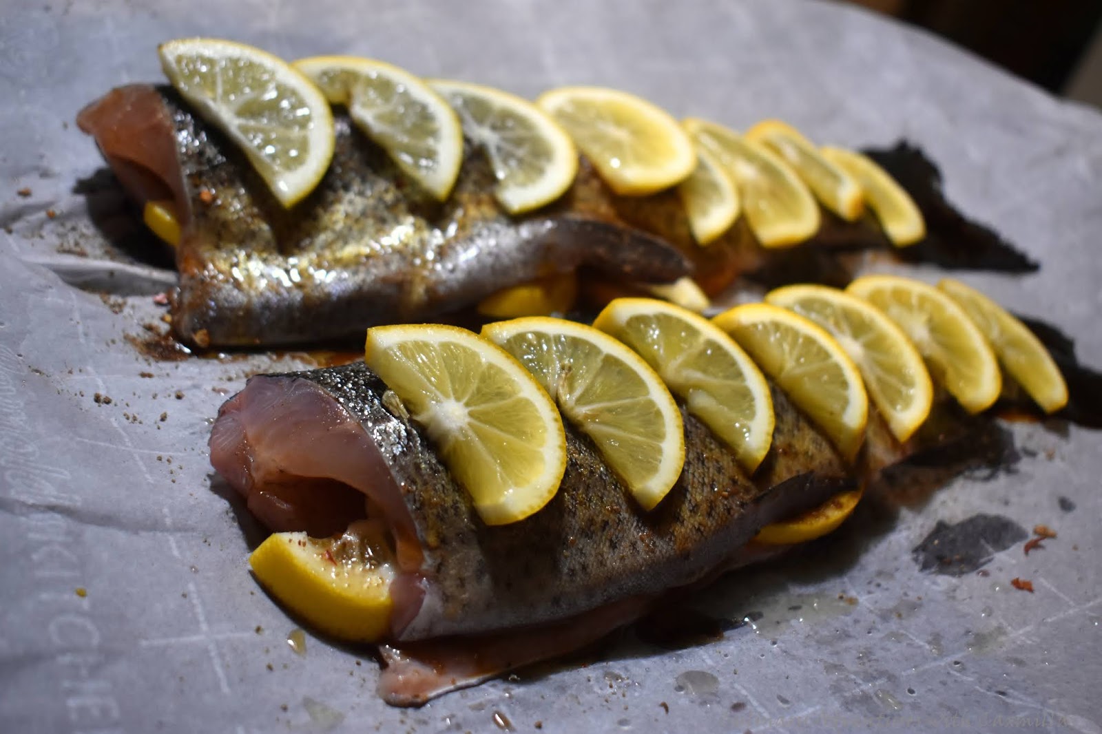 Sesame & Citrus OvenRoasted Trout