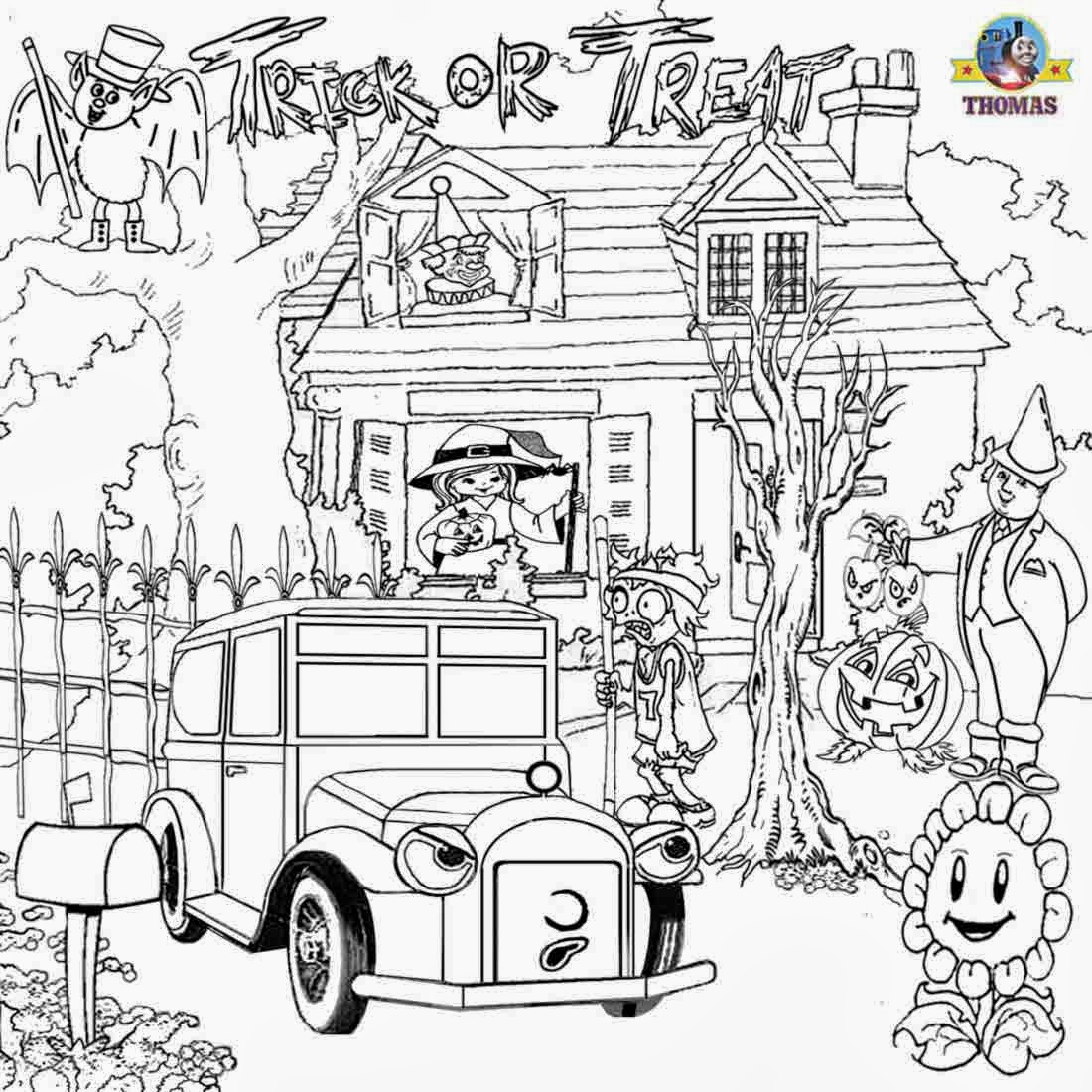 halloween cars coloring pages - photo #48