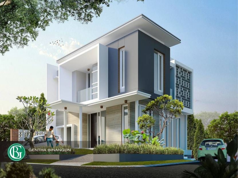 5 Inspirasi Desain Rumah Atap Datar Pilihan 2020 Arsimedia