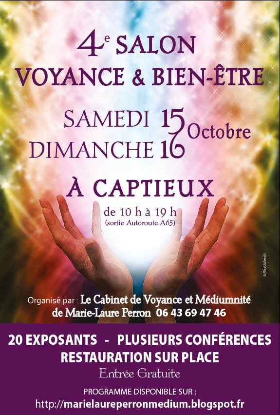 Marie Laure Perron Médium, Voyante, vous recoit en Gironde près de