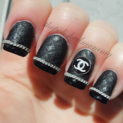 chanel inspired nail inspiration nails channel french source