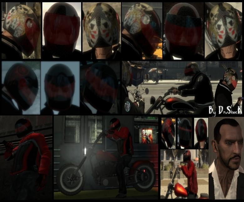TO HANTERSHELL FILES GTA IV Addon New Helmets
