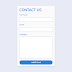 Modern Contact Us Form in HTML and CSS