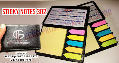Catatan post-it promosi, Souvenir Sticky notes 302, Sticky notes custom, Catatan Post-it Termurah