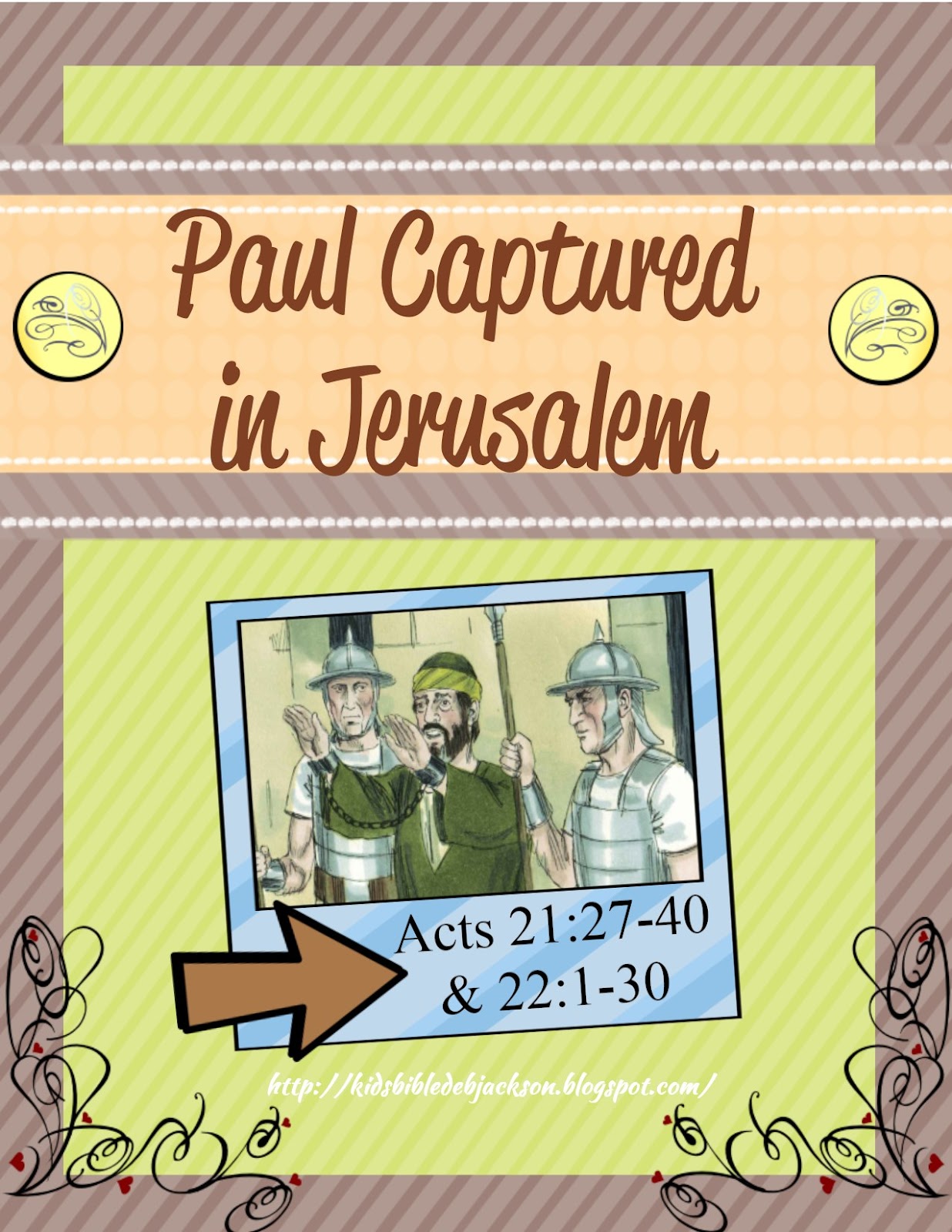 Bible Fun For Kids Paul is Captured in Jerusalem