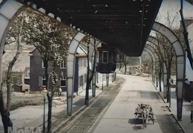 The flying train of Wuppertal, Germany in 1902 randommusings.filminspector.com