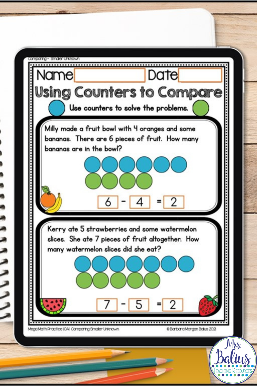 problem solving comparing numbers