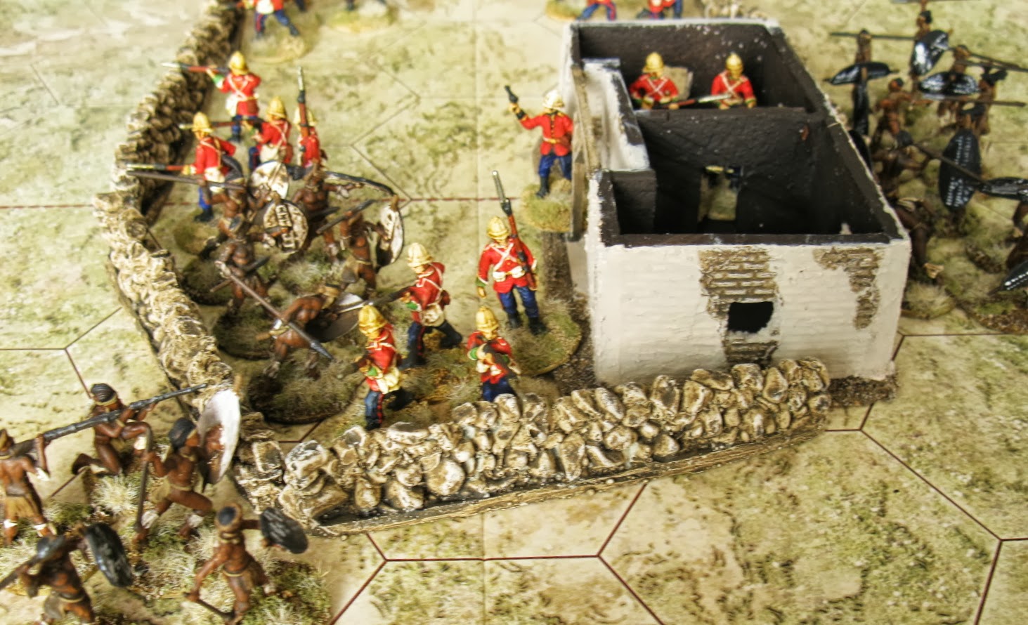 Wargaming with Barks Zulu! Rorke's Drift