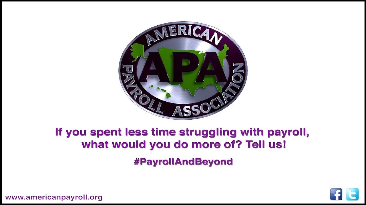 American Payroll Association American Choices