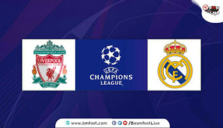 بث مباشر مباراة ريال مدريد ضد ليفربول مباشرة في دوري أبطال اوروبا