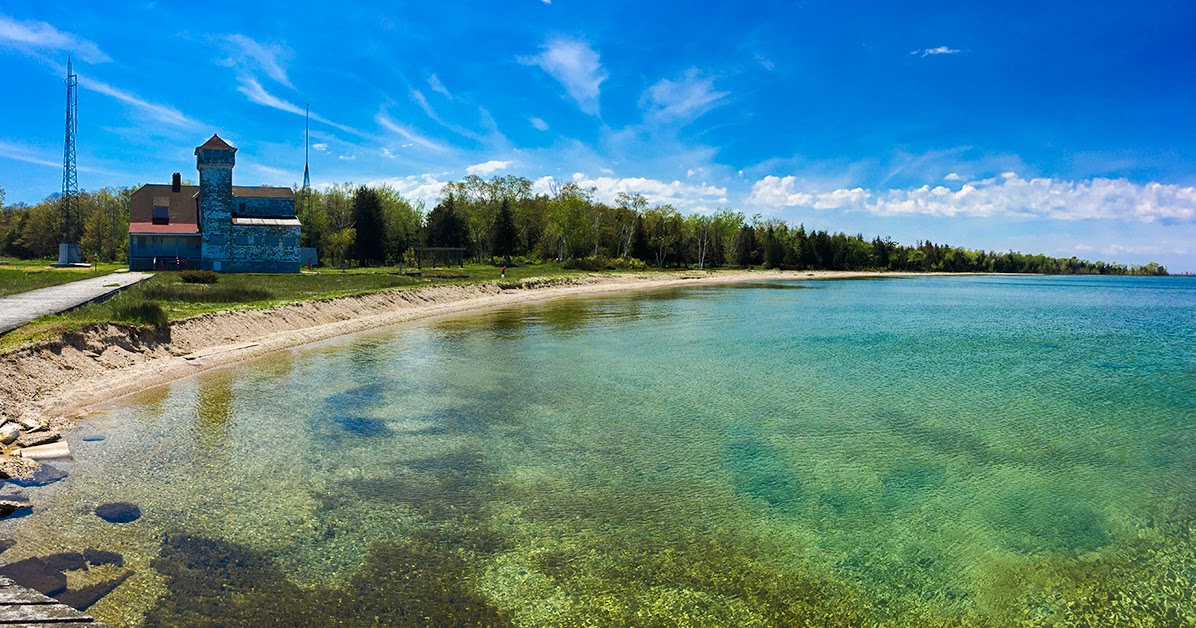 Wisconsin Explorer Hiking at Plum Island in Door County