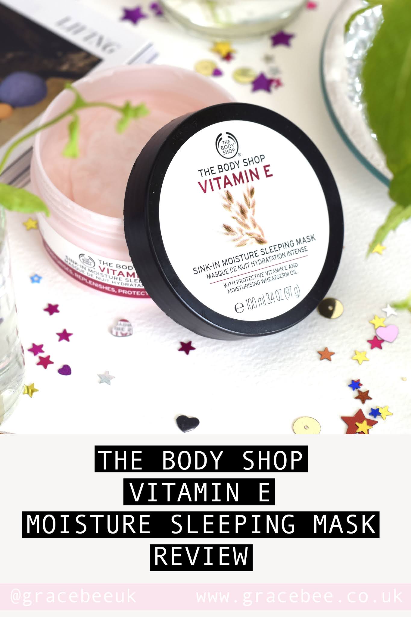 THE BODY SHOP VITAMIN E MOISTURE SLEEPING MASK REVIEW* GraceBee