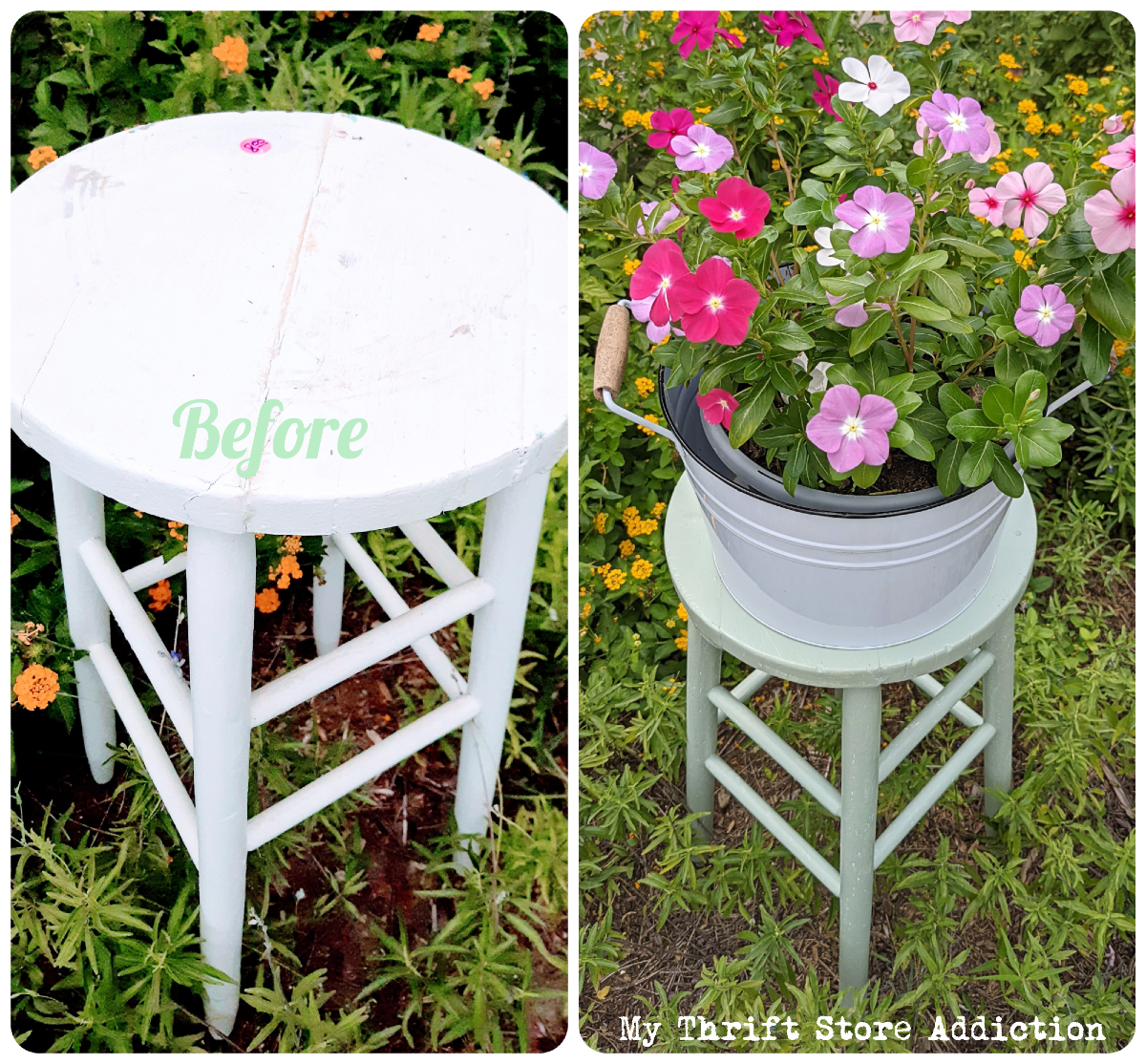 upcycled stool